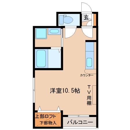 フェルトHanDenAの物件間取画像